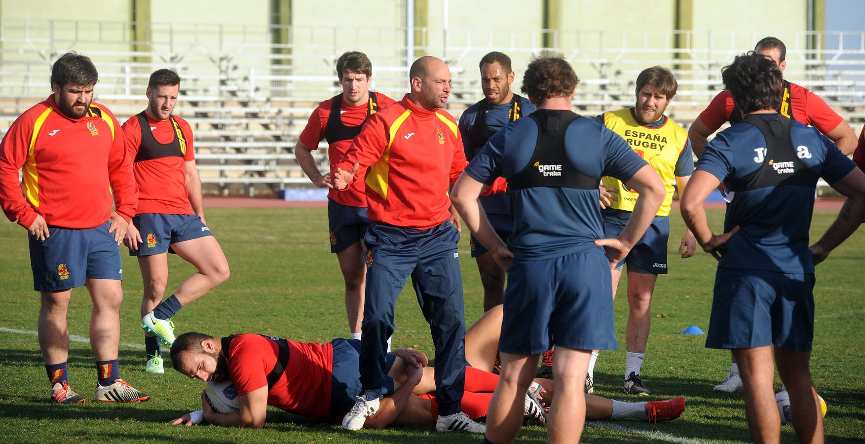 La selección española de rugby entrena en Medina del Campo