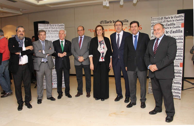 Carlos Aganzo, Ángel de las Heras, Luis Domingo González, Luis Miguel Cárcel, Ángeles Armisén, Alfonso Polanco, Carlos Fernández Carriedo y Julio G. Calzada, inauguran la muestra.