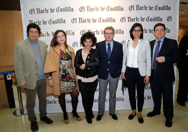Juan Carlos Martínez (Palencia Abierta); Mar Gómez (Colegio de Abogados) ; María José López (Palencia Abierta); Alfonso Alonso, Cristina Hernández y Julio Rodríguez (Tanatorio de Palencia).