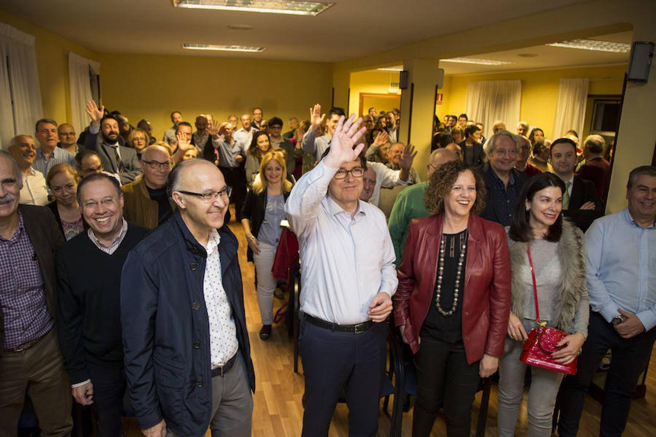 Acto de Alfonso Fernández Mañueco con afiliados en Valladolid