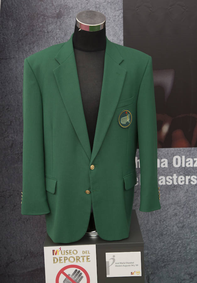 Chaqueta verde de Olazábal.