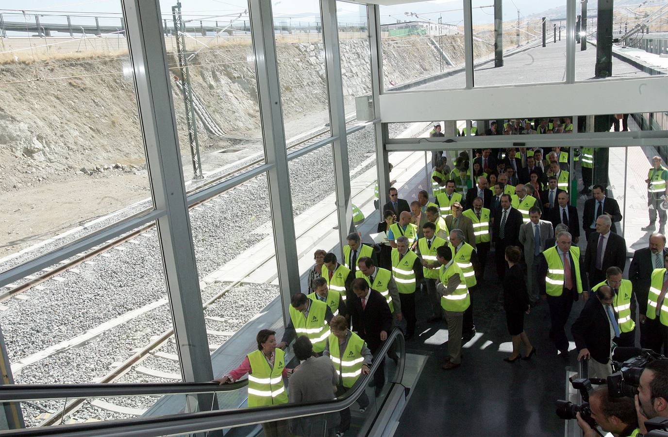 Imágenes de la construcción de los túneles de Guadarrama