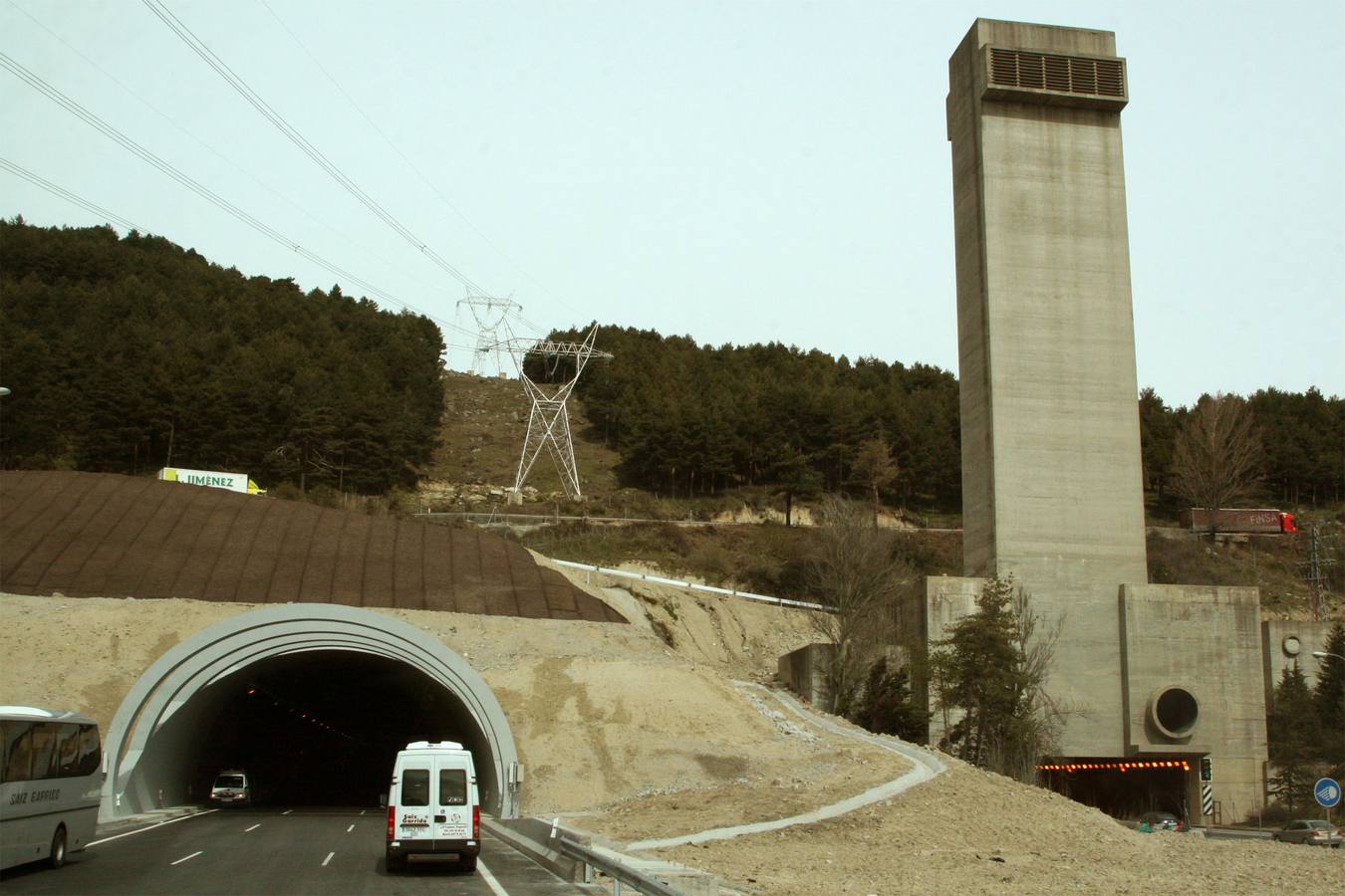 Imágenes de la construcción de los túneles de Guadarrama
