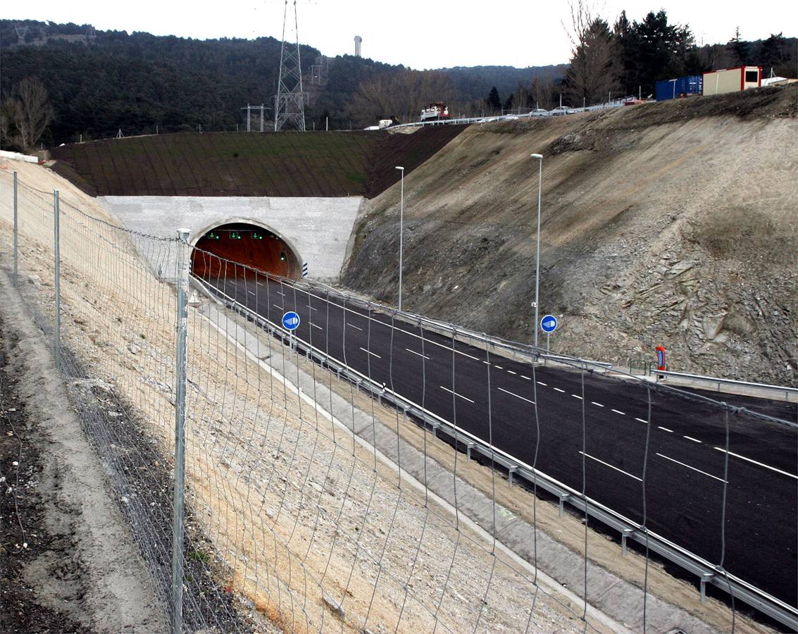 Imágenes de la construcción de los túneles de Guadarrama