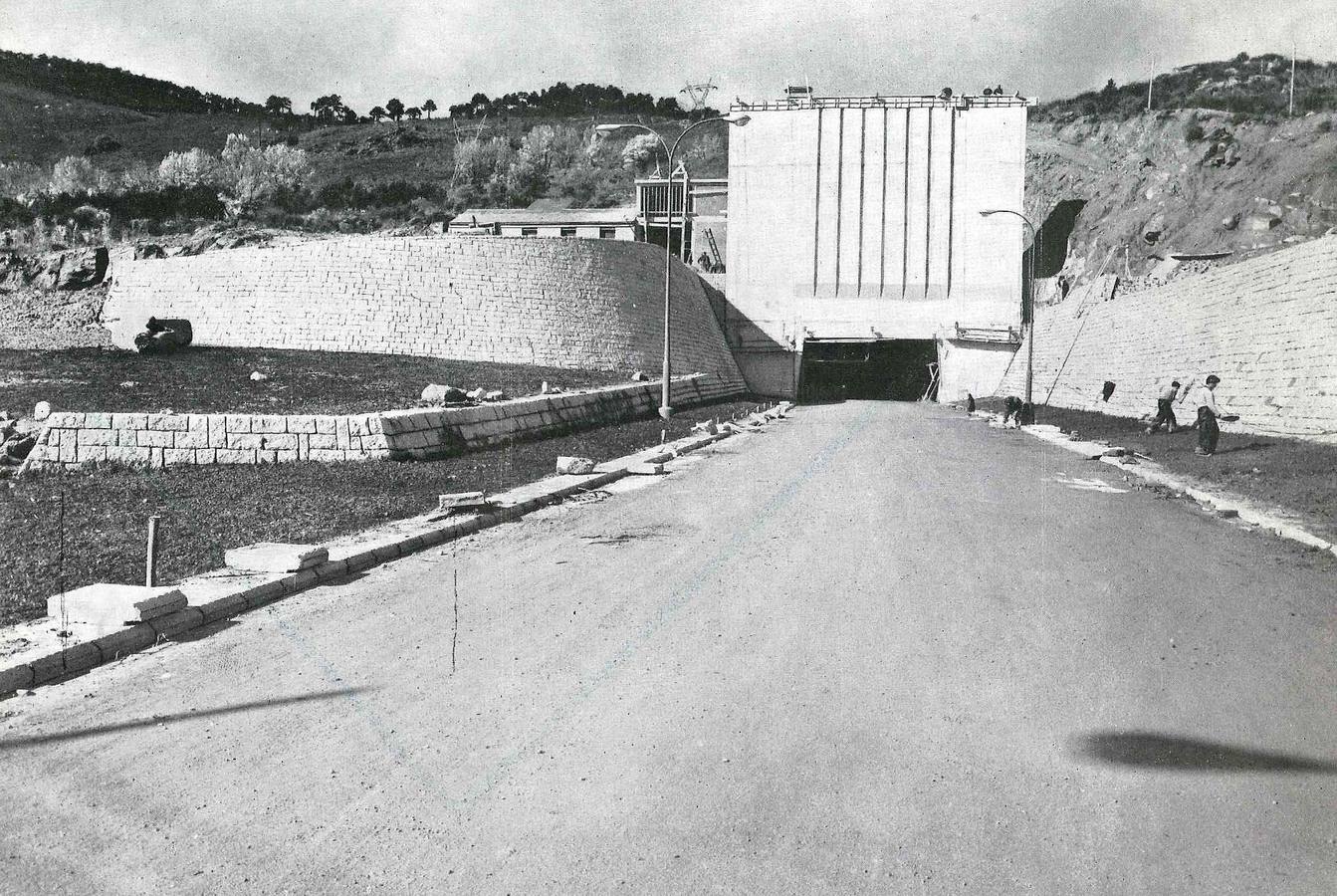 Imágenes de la construcción de los túneles de Guadarrama