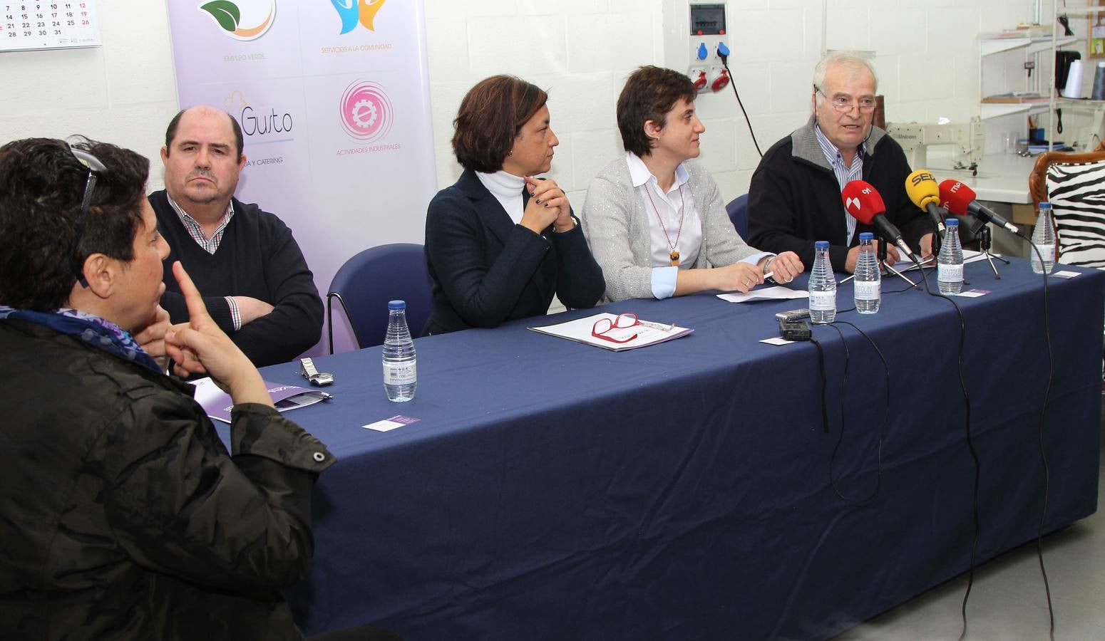 Taller de tapicería de la Fundación Valora2 de Palencia