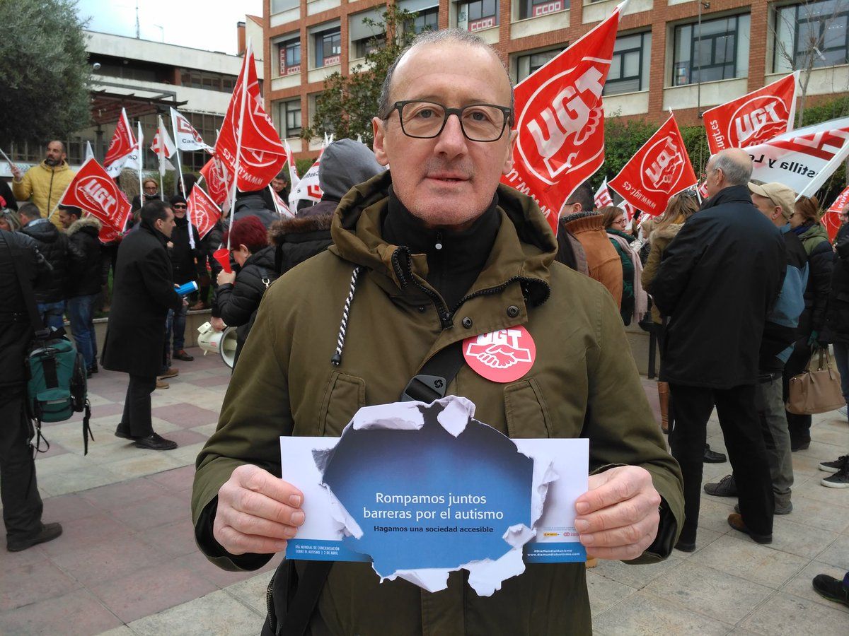 El secretario provincial de UGT, Julián Martínez.