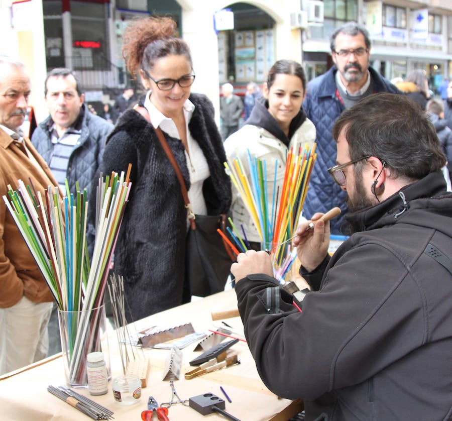 Talleres de artesanía en la Calle Mayor de Palencia