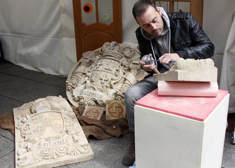 Talleres de artesanía en la Calle Mayor de Palencia