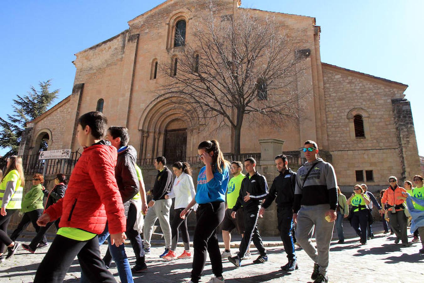 Marcha cofrade en Segovia