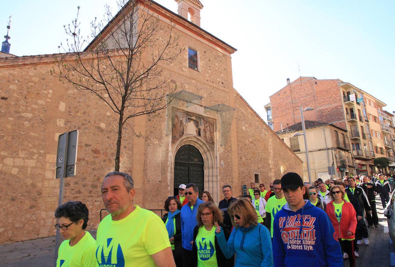 Marcha cofrade en Segovia