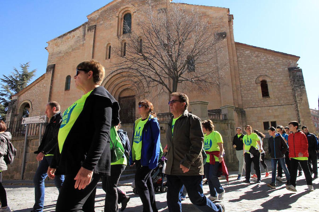 Marcha cofrade en Segovia