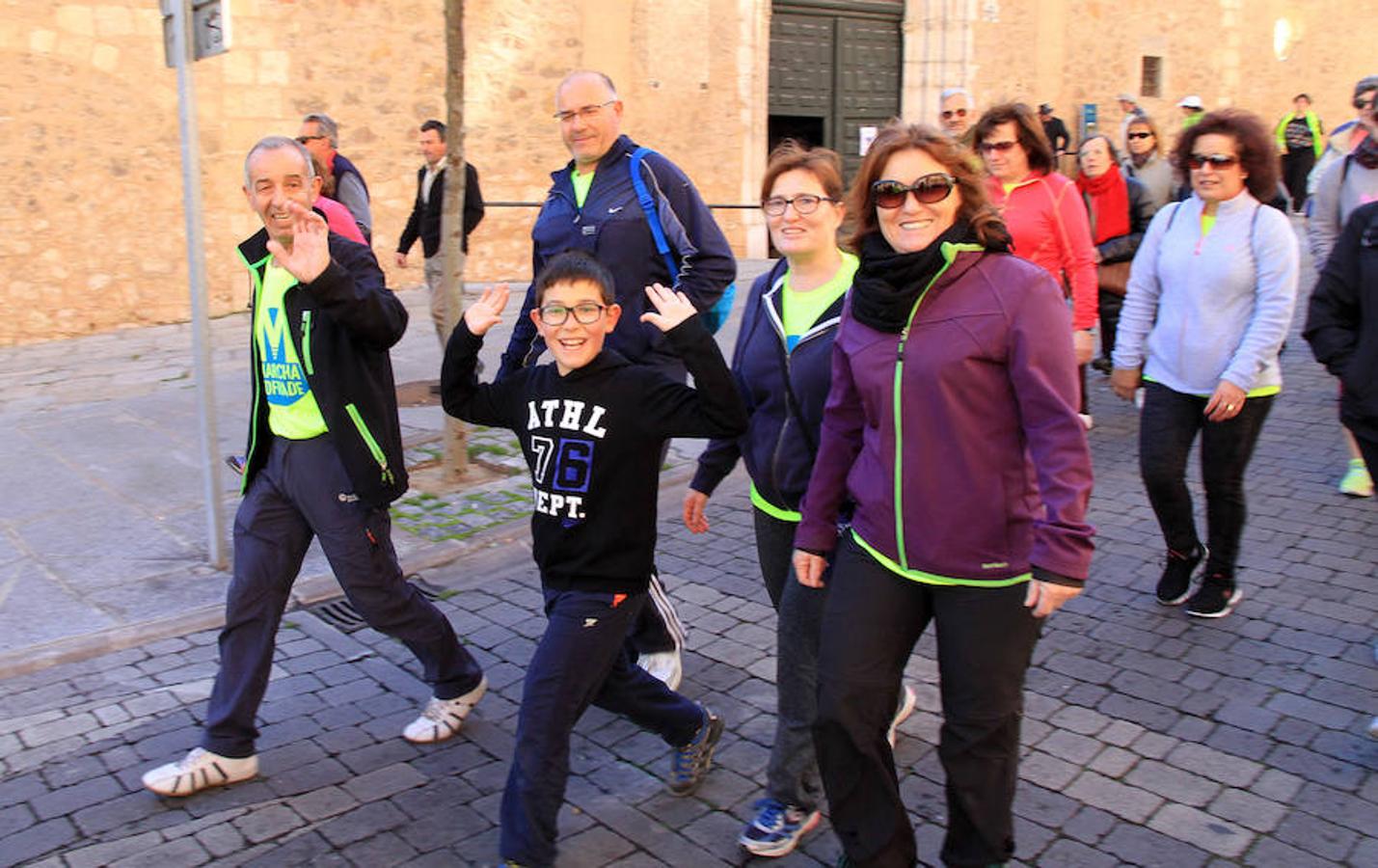 Marcha cofrade en Segovia