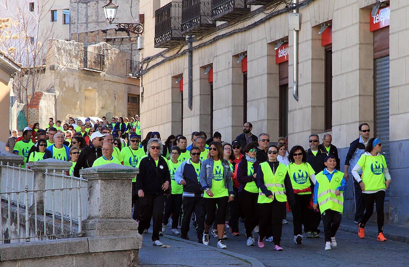 Marcha cofrade en Segovia