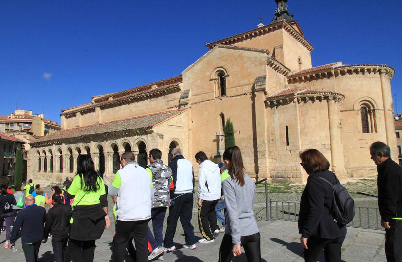 Marcha cofrade en Segovia