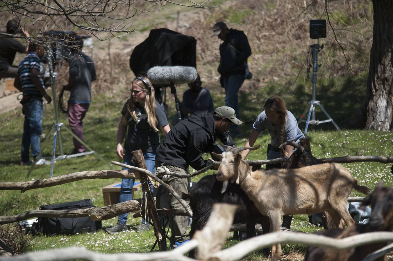 Rodaje de la película de Heidi en Liébana