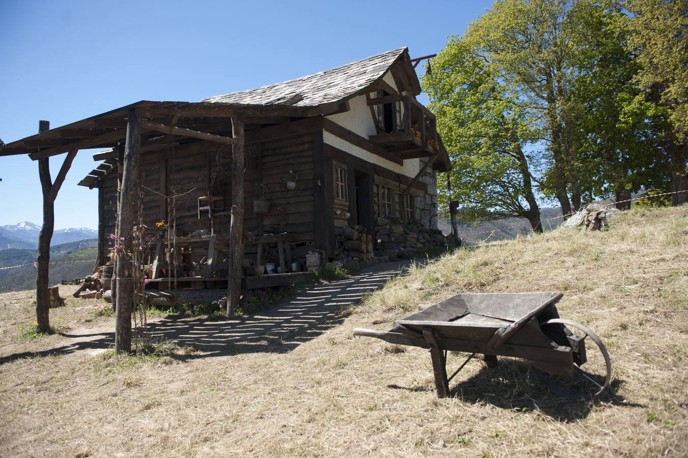 Rodaje de la película de Heidi en Liébana