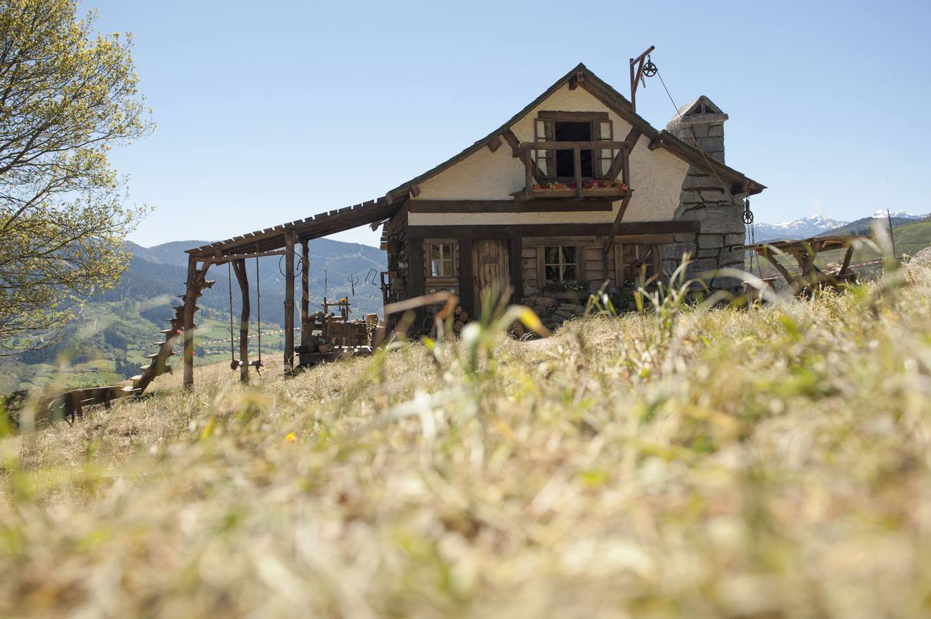 Rodaje de la película de Heidi en Liébana