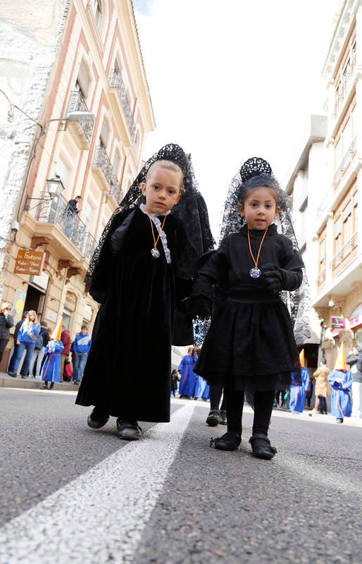 Alumnos del colegio Divino Maestro de Palencia escenifican la Pasión