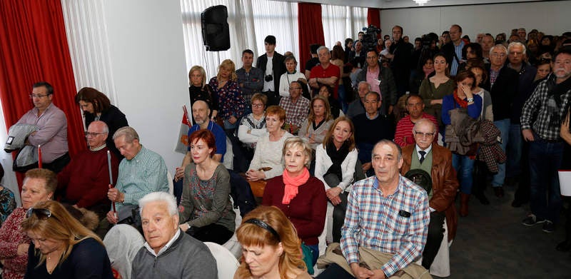 Pedro Sánchez hace campaña en Palencia para las primarias socialistas
