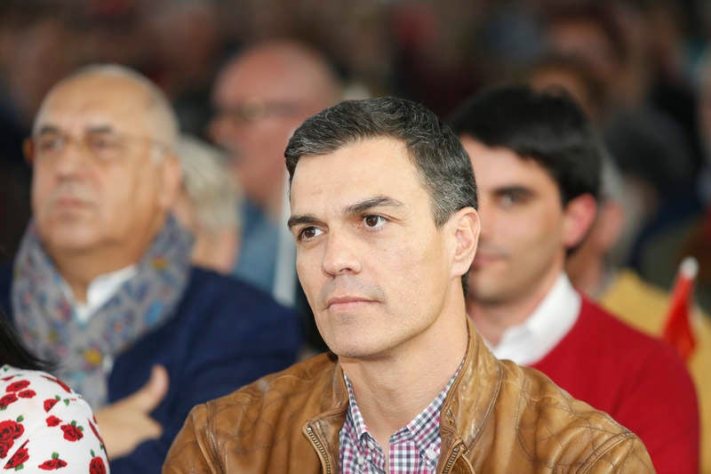 Pedro Sánchez hace campaña en Palencia para las primarias socialistas