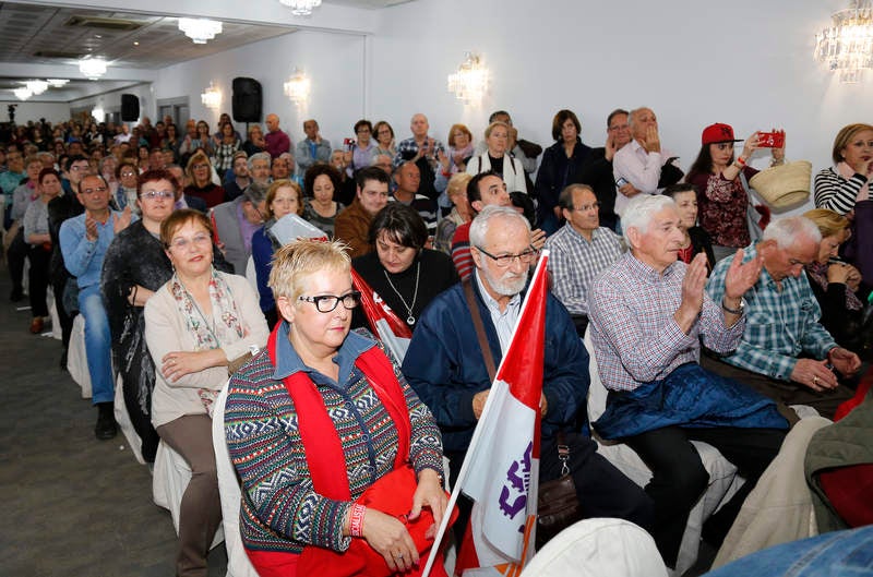 Pedro Sánchez hace campaña en Palencia para las primarias socialistas