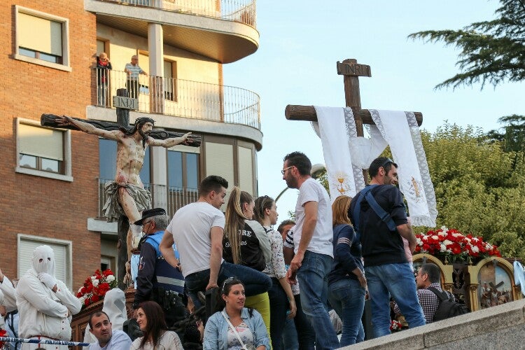 Procesión de Nuestro Padre Jesús del Perdón y acto de indulto al preso en Salamanca