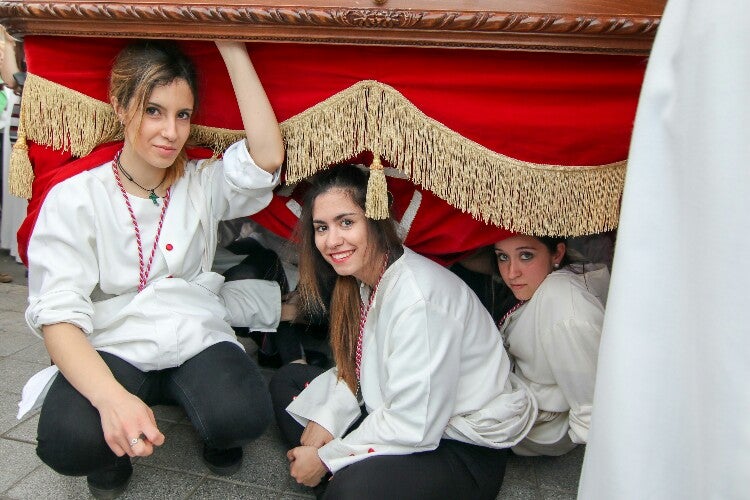 Procesión de Nuestro Padre Jesús del Perdón y acto de indulto al preso en Salamanca