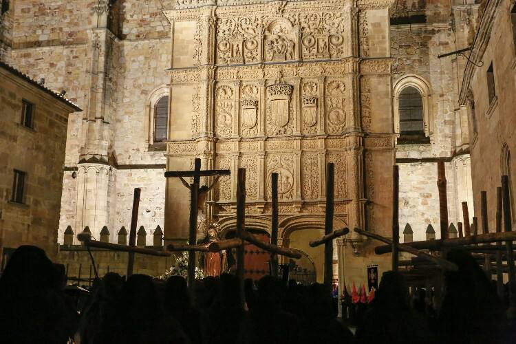 Procesión del Silencio de la Hermandad Universitaria de Salamanca