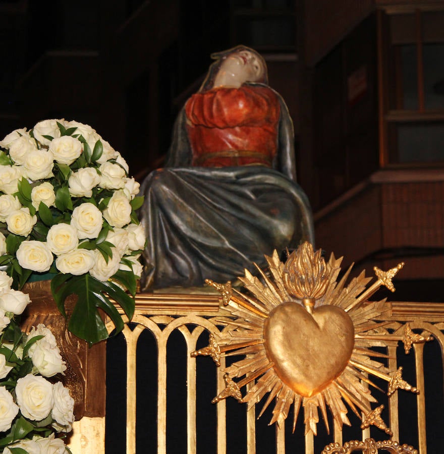 Procesión de la Quinta Angustia en Palencia