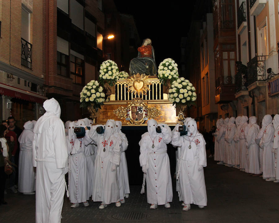 Procesión de la Quinta Angustia en Palencia