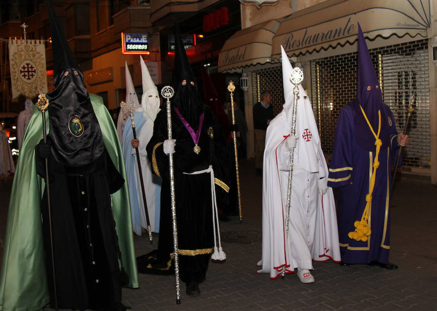 Procesión de la Quinta Angustia en Palencia