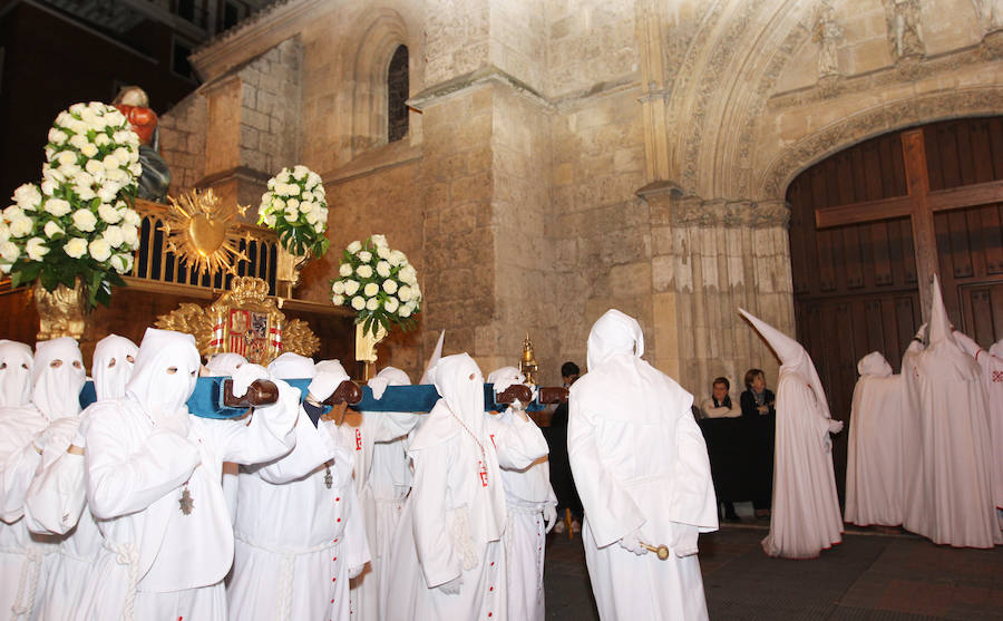 Procesión de la Quinta Angustia en Palencia