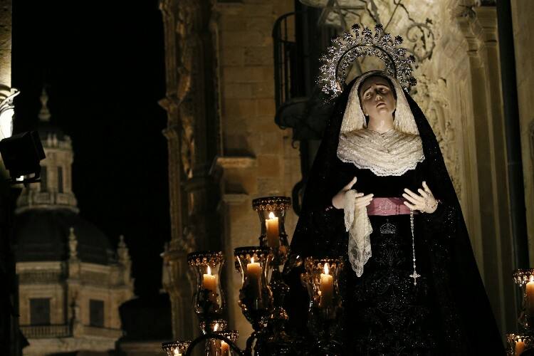 Procesión de Nuestro Padre Jesús Flagelado y Nuestra Señora de las Lágrimas en Salamanca