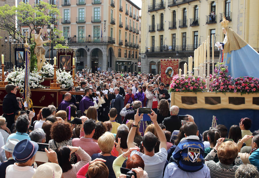 Procesión del Encuentro en Segovia