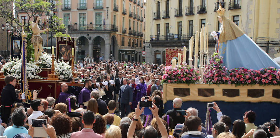 Procesión del Encuentro en Segovia
