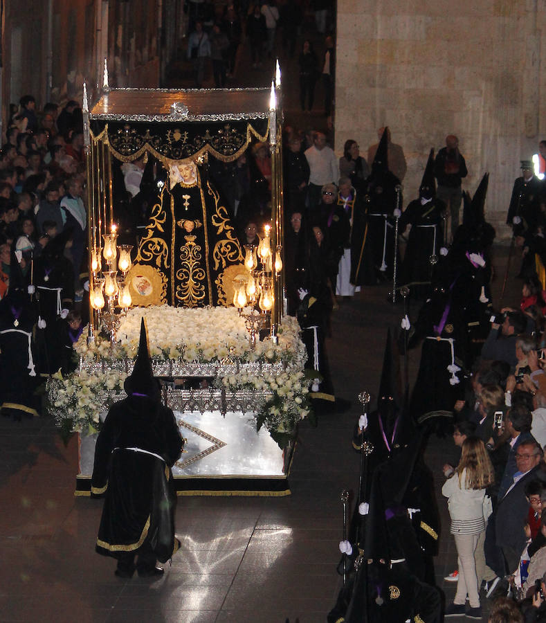 Procesión de la Virgen de la Soledad en Palencia