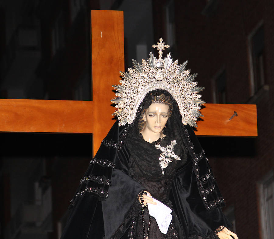 Procesión de la Virgen de la Soledad en Palencia