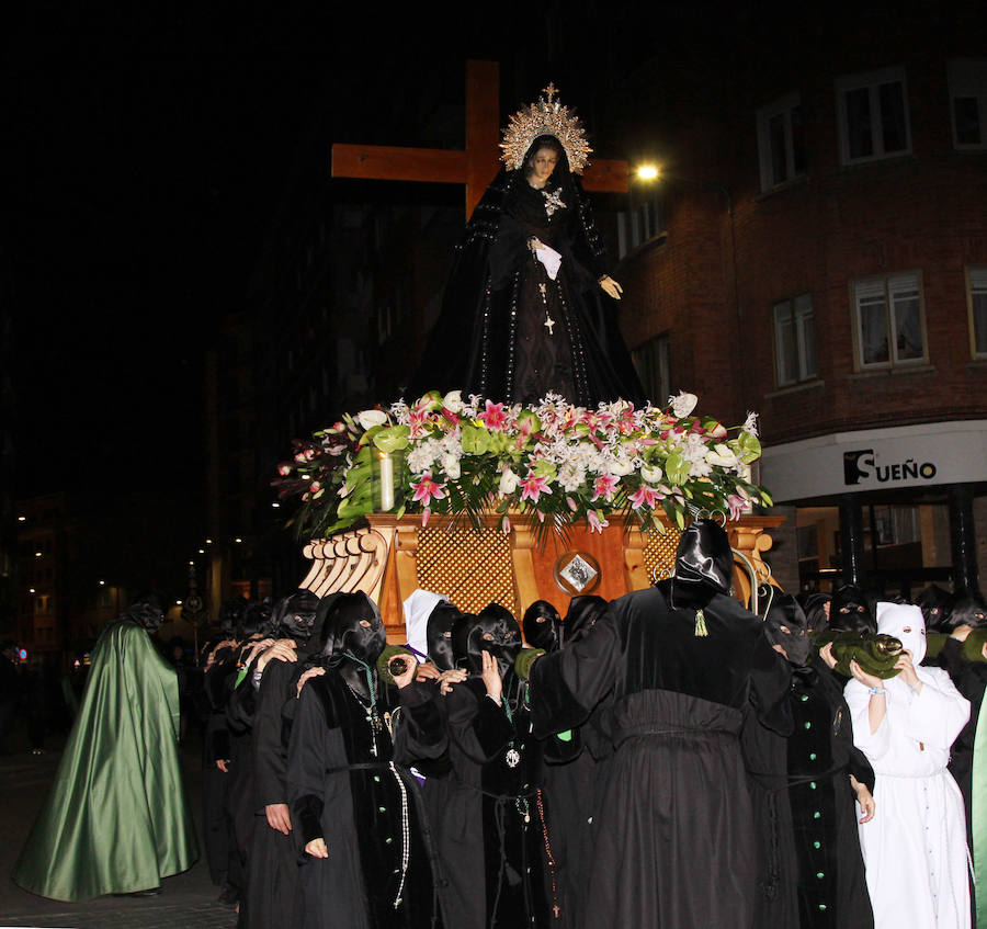 Procesión de la Virgen de la Soledad en Palencia