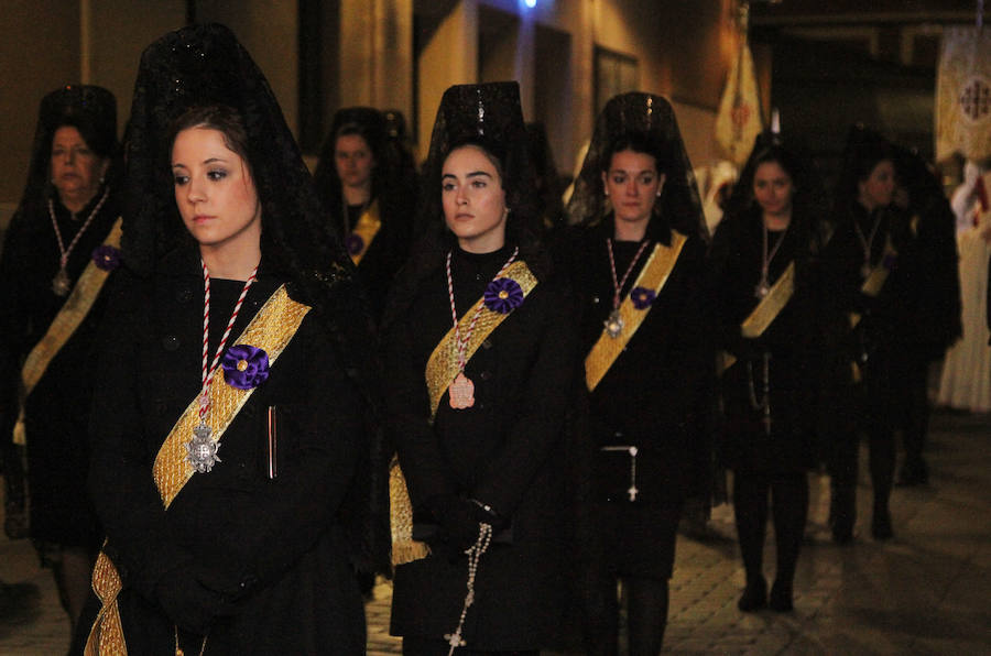 Procesión de la Virgen de la Soledad en Palencia