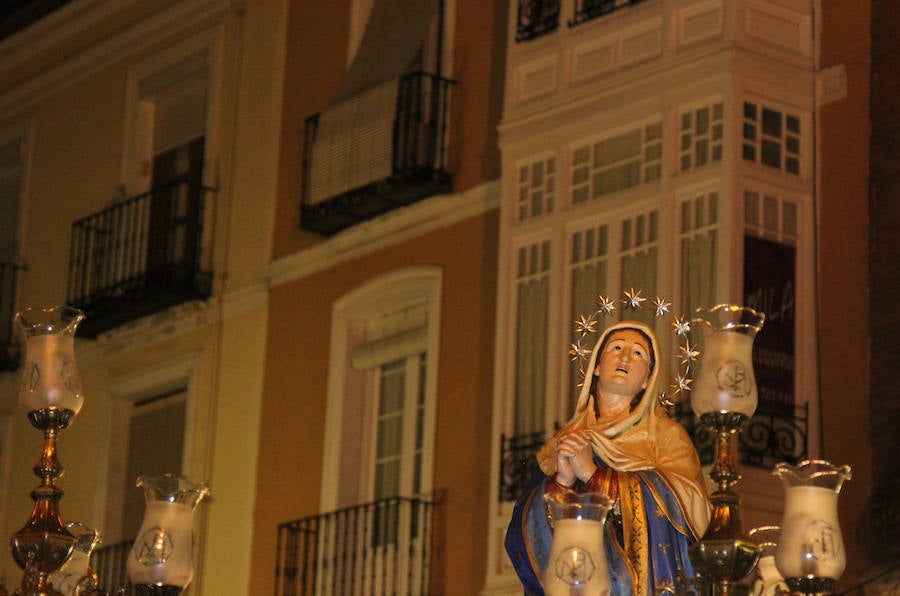 Procesión de la Virgen de la Soledad en Palencia