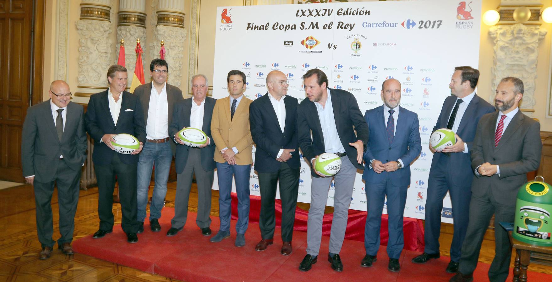 Presentación de la final de la Copa del Rey de Rugby que se disputarán en el estadio Zorrilla el próximo 30 de abril