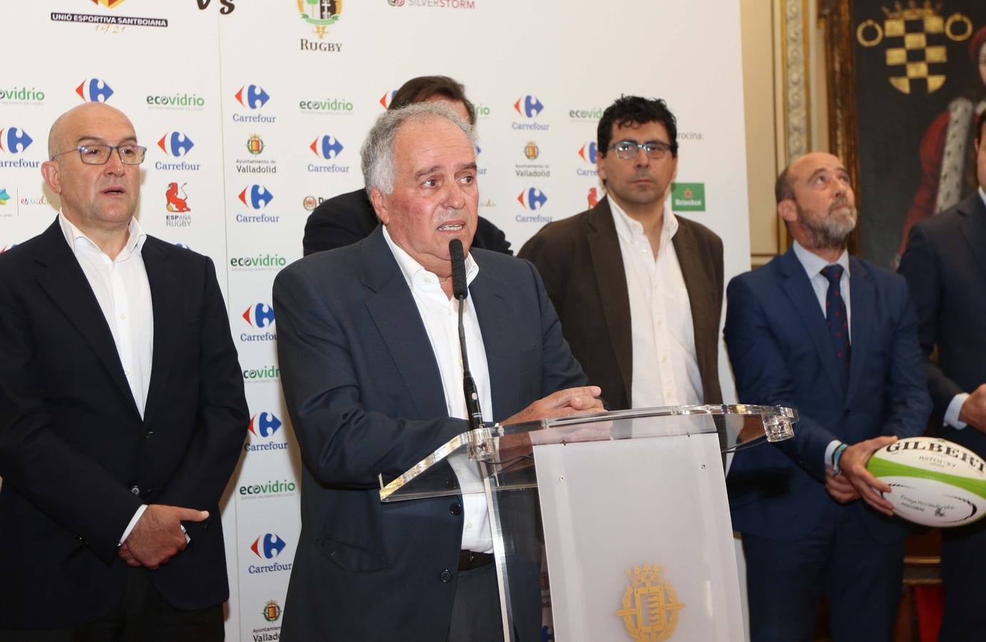 Presentación de la final de la Copa del Rey de Rugby que se disputarán en el estadio Zorrilla el próximo 30 de abril