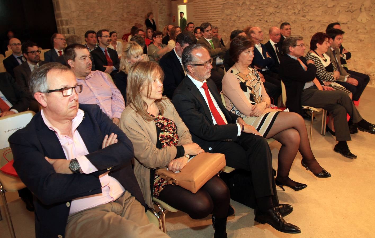 La magistrada de la Audiencia de Madrid, María Felisa Herrero, y el presidente de la Audiencia de Segovia, Ignacio Pando, en el V Ciclo de Justicia de El Norte de Castilla-Santander