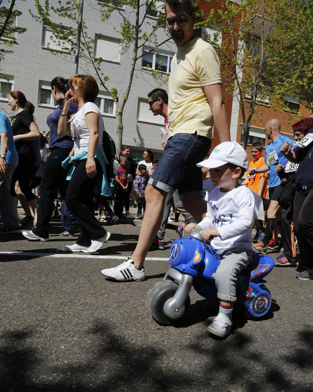 Carrera Thao en el barrio del Cristo durante las fiestas de Santo Toribio