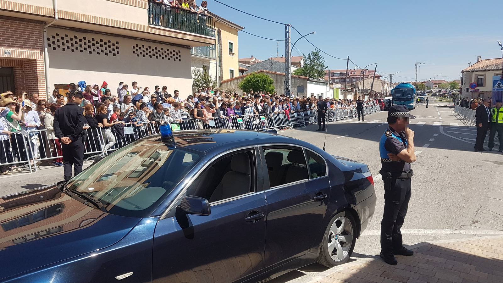 Cuéllar recibe a la Reina Sofía en la inauguración de la exposición &#039;Reconciliare&#039; de Las Edades del Hombre