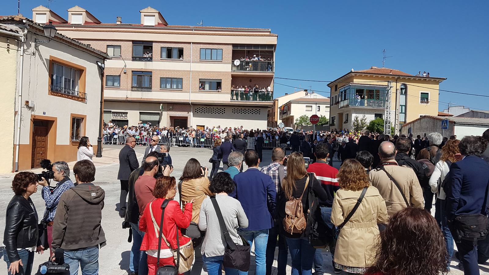 Cuéllar recibe a la Reina Sofía en la inauguración de la exposición &#039;Reconciliare&#039; de Las Edades del Hombre