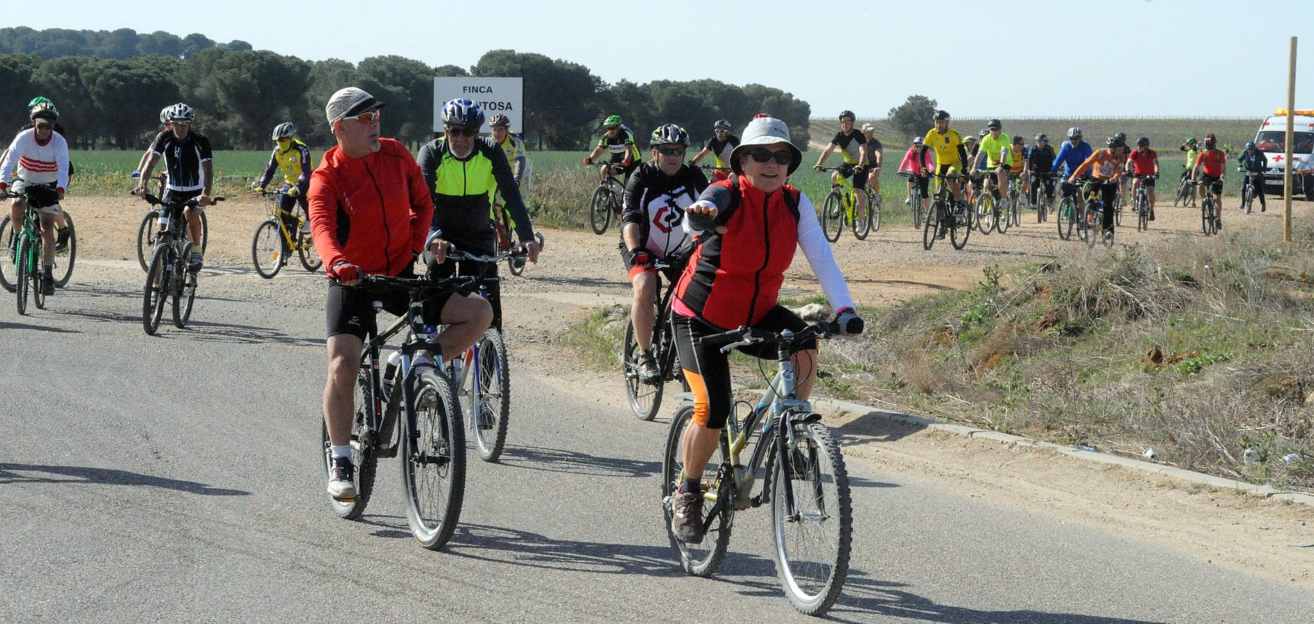 Marcha cicloturista organizada con motivo de la III Feria de Enoturismo de la Ruta del Vino de Rueda
