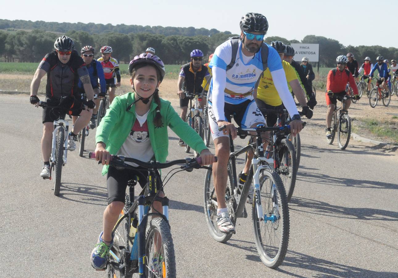 Marcha cicloturista organizada con motivo de la III Feria de Enoturismo de la Ruta del Vino de Rueda