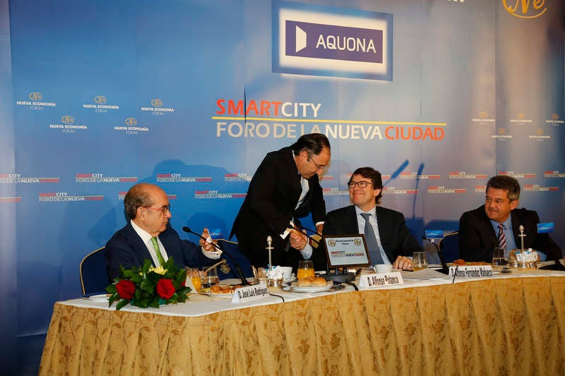 El alcalde de Palencia, Alfonso Polanco, participa en el foro Smart City en el Ritz de Madrid